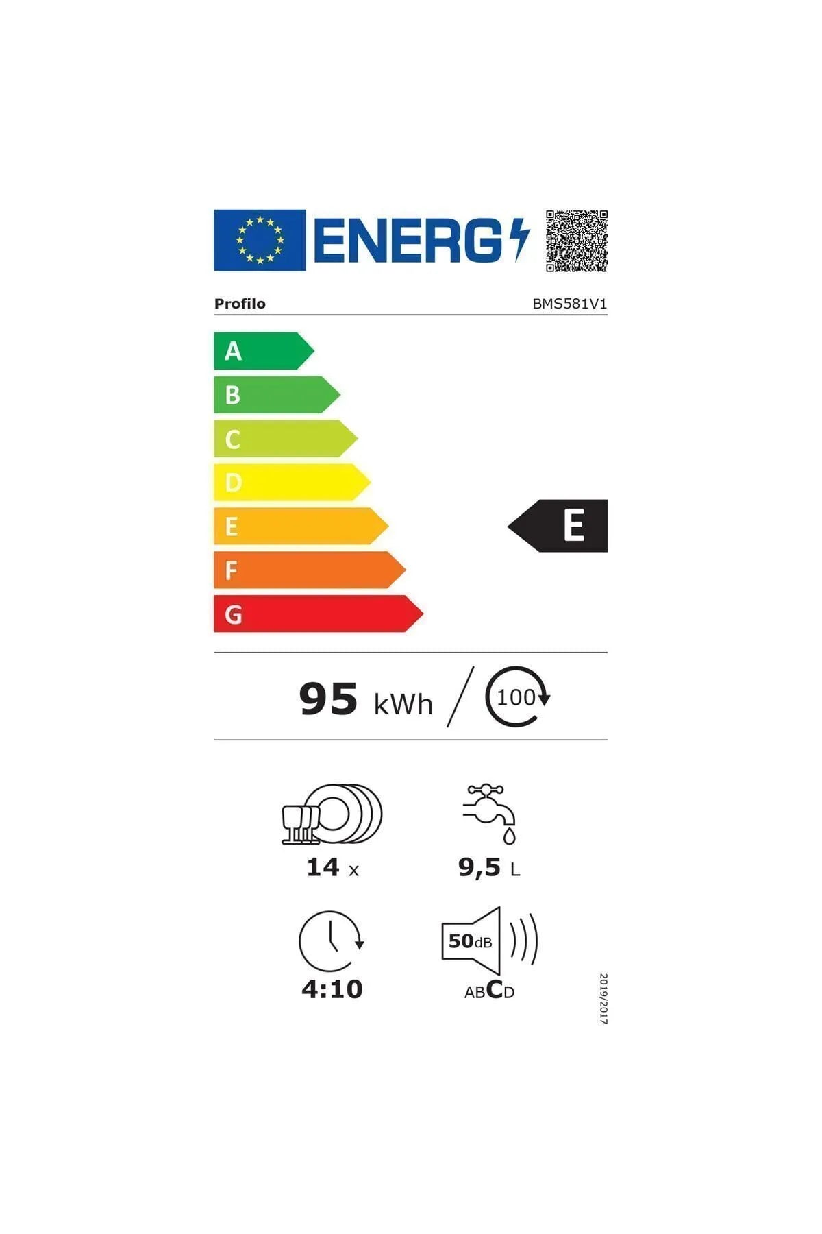 Profilo BMS581V1 Solo Bulaşık Makinesi