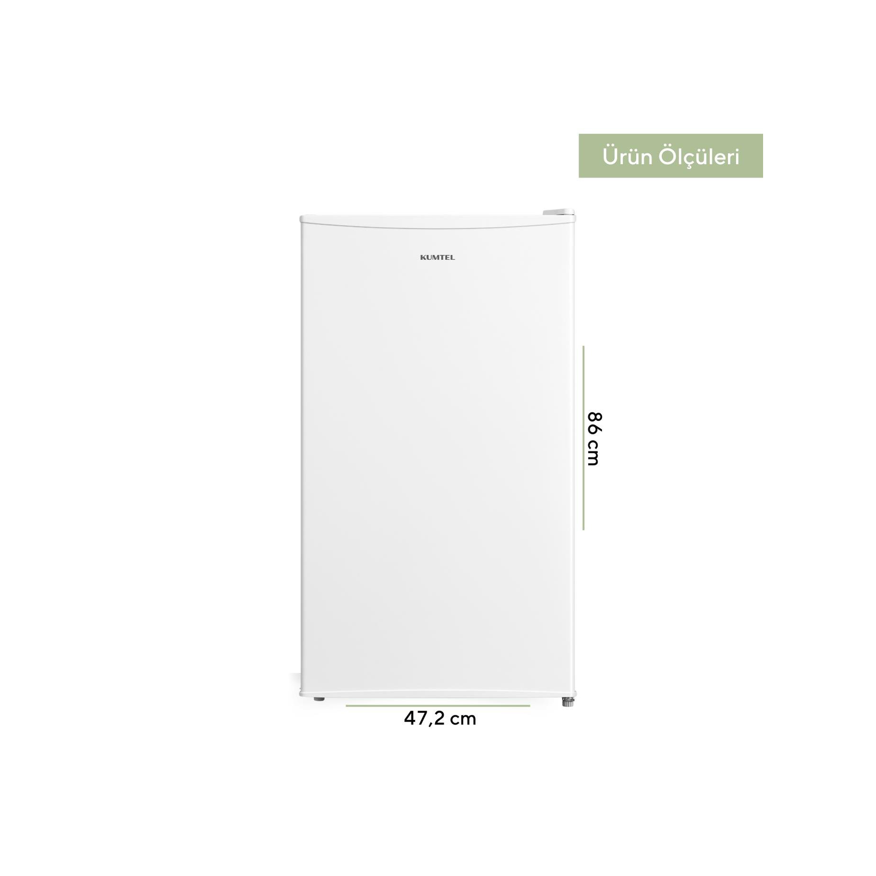 Kumtel 93L Beyaz Büro Tipi Buzdolabı HMB-110