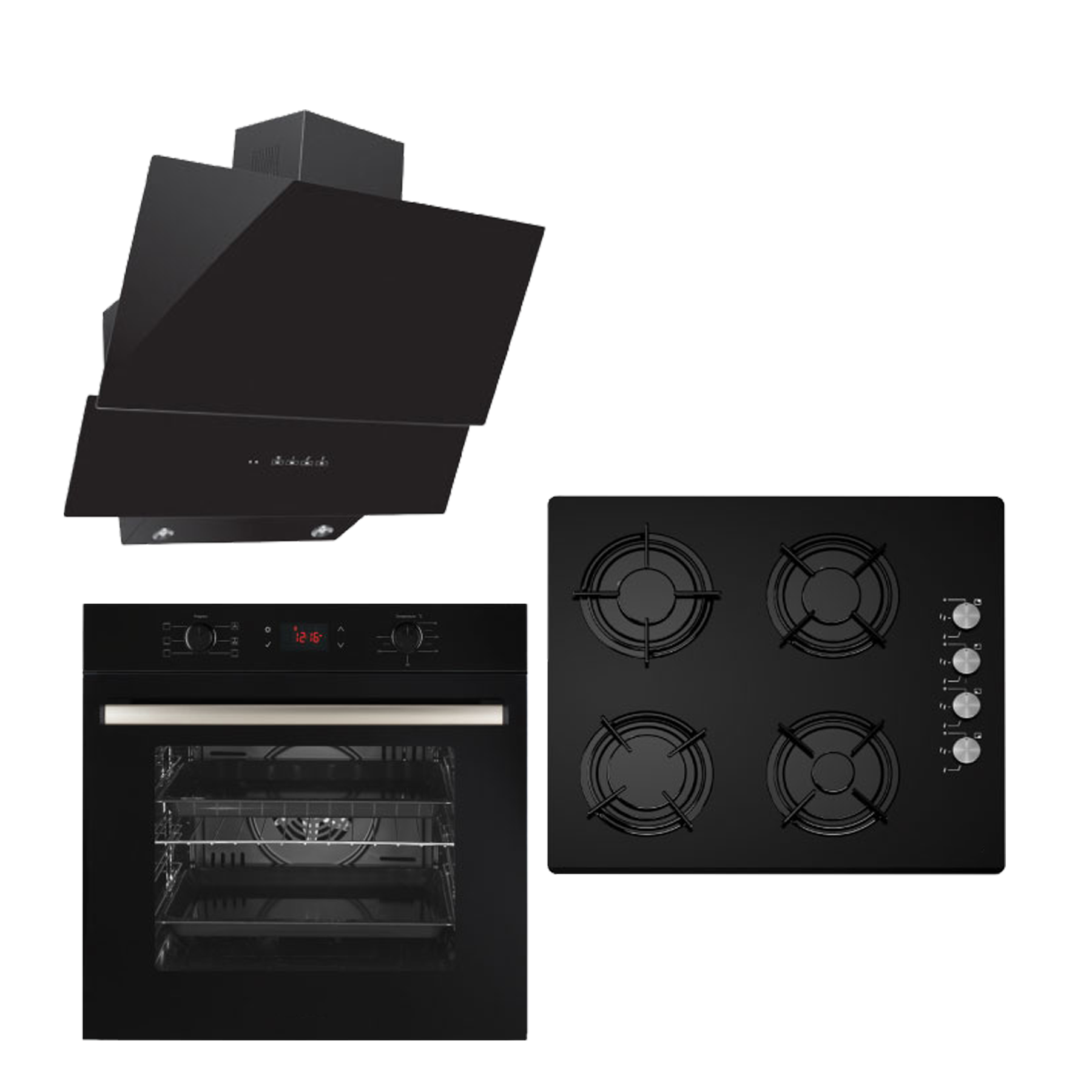 Orange 15 Prog. Siyah Ankastre Set