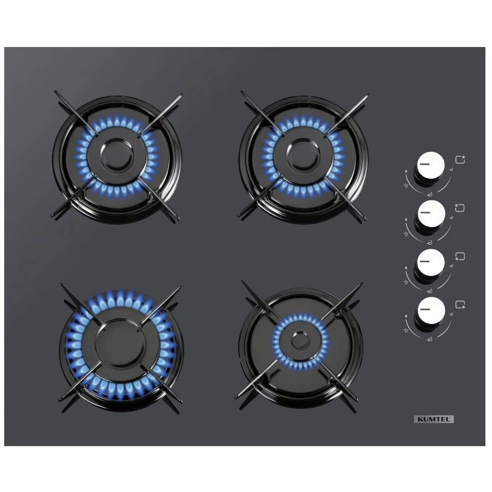 Kumtel Antrasit Cam Ankastre Ocak KO-40 TAHDF